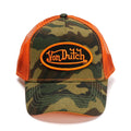 Von Dutch Multi Trucker Cotton Camo Caps