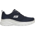 Skechers Fashion Fit 2.0 Polyester Women's Navy/Silver Trainers