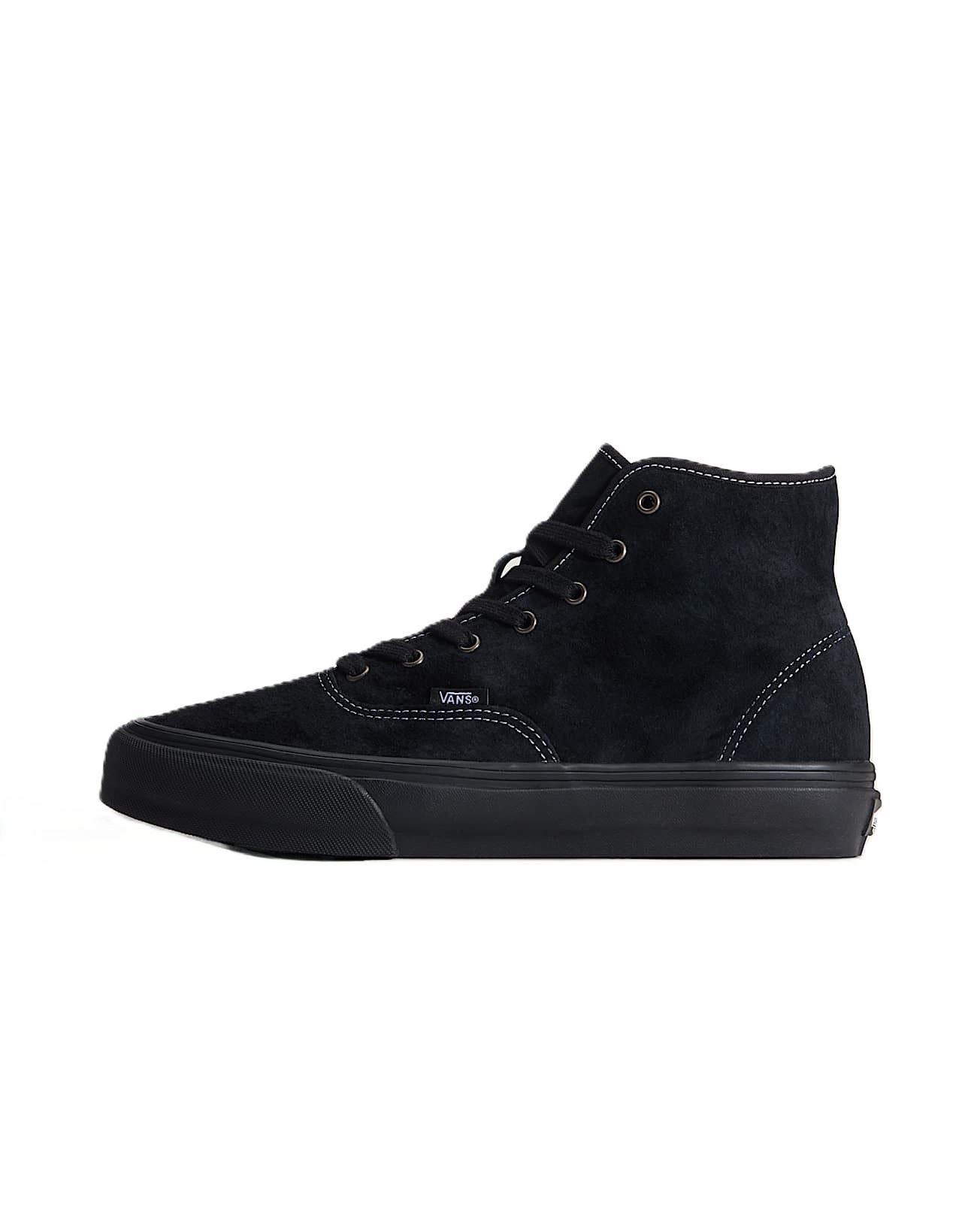 Vans Authentic Hi 2.0 Pig Suede Black Trainers