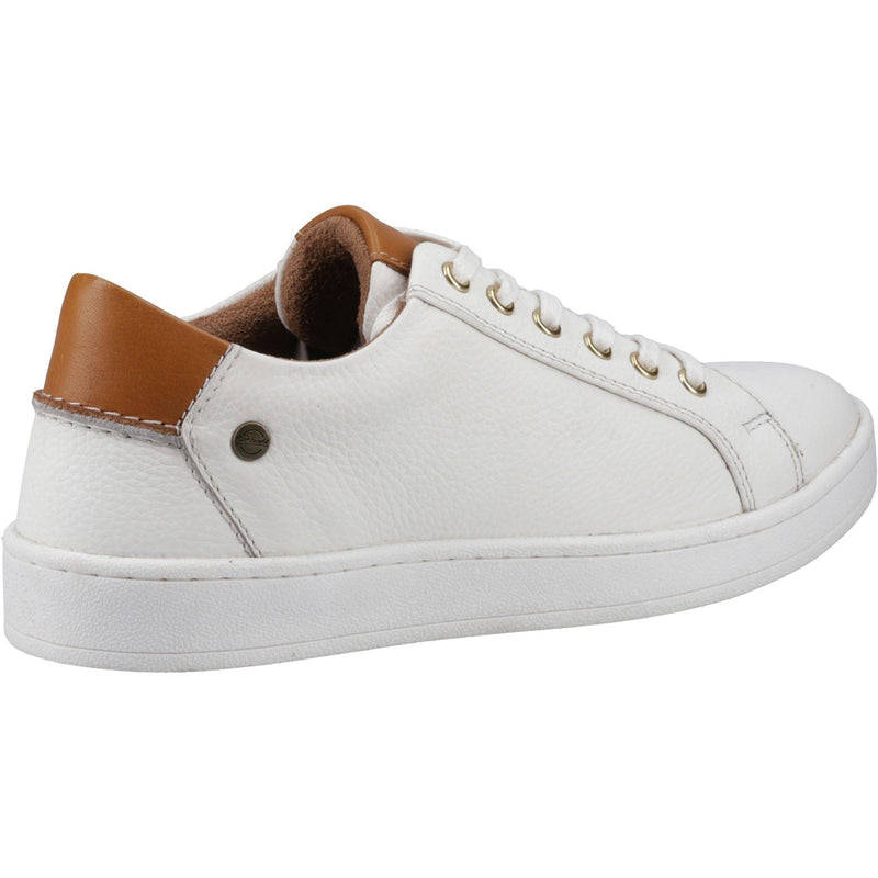 Cotswold Radcot Leather Women's White Trainers