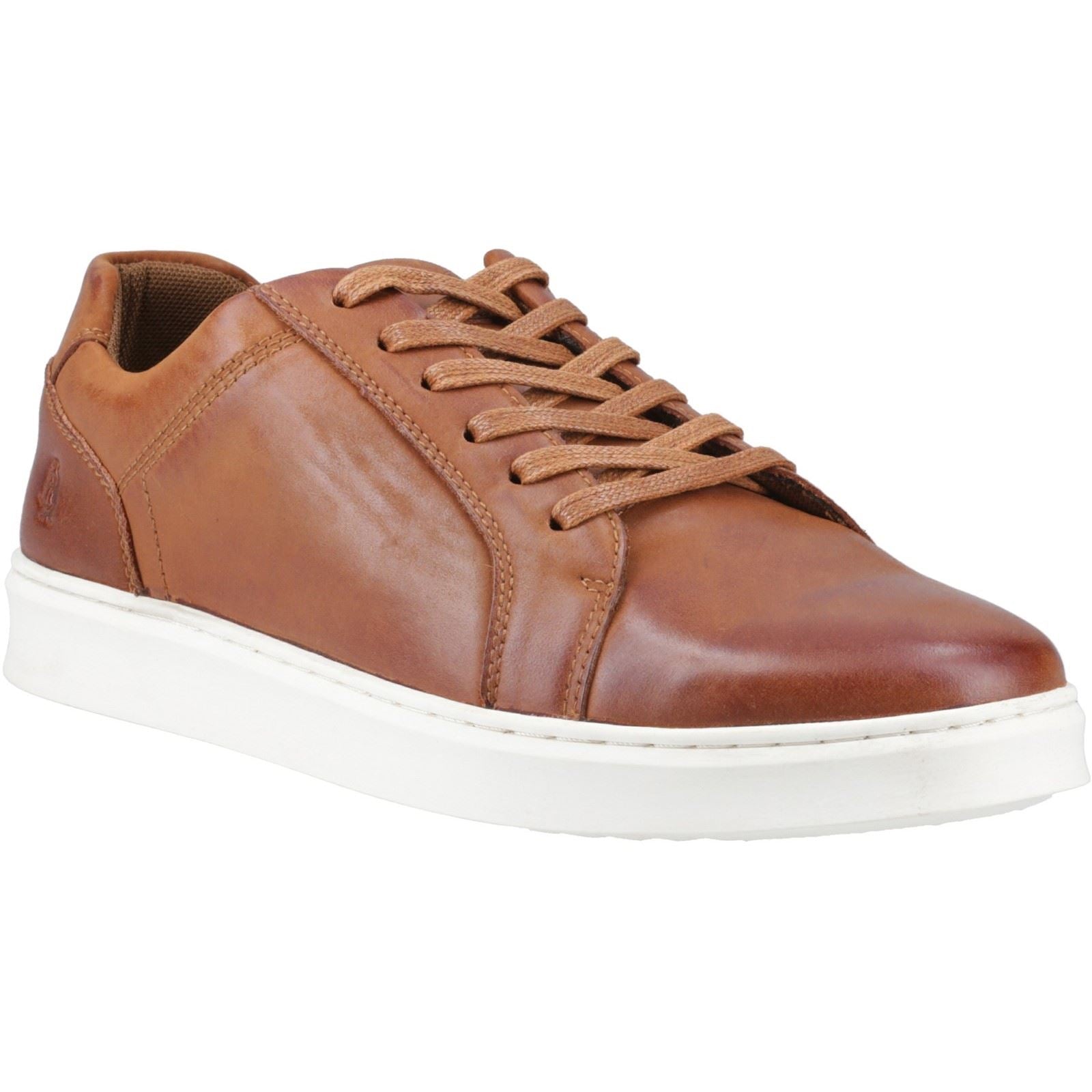 Hush Puppies Madden Leather Men's Tan Trainers