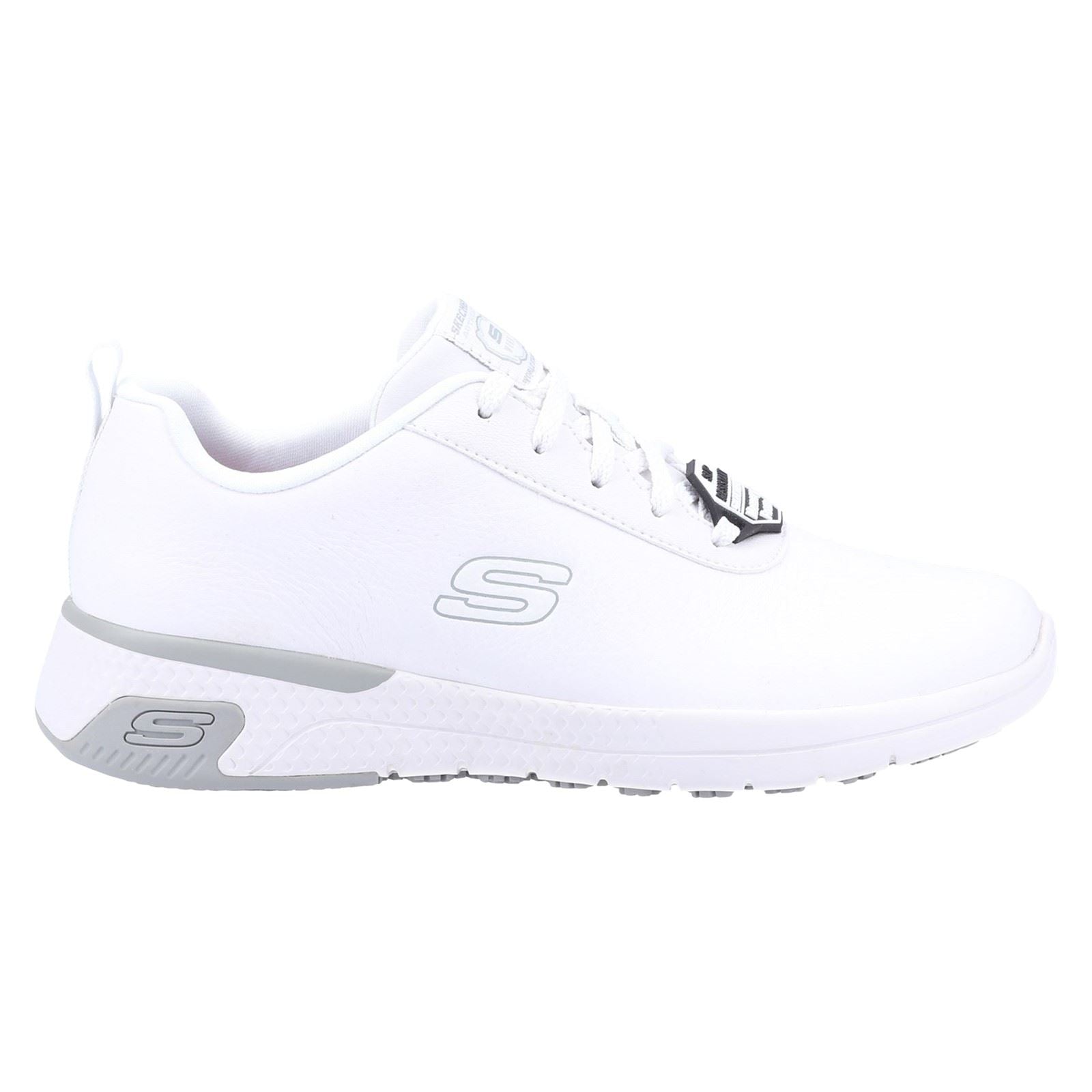 Skechers Workwear Marsing Gmina Leather Women's White Safety Trainers