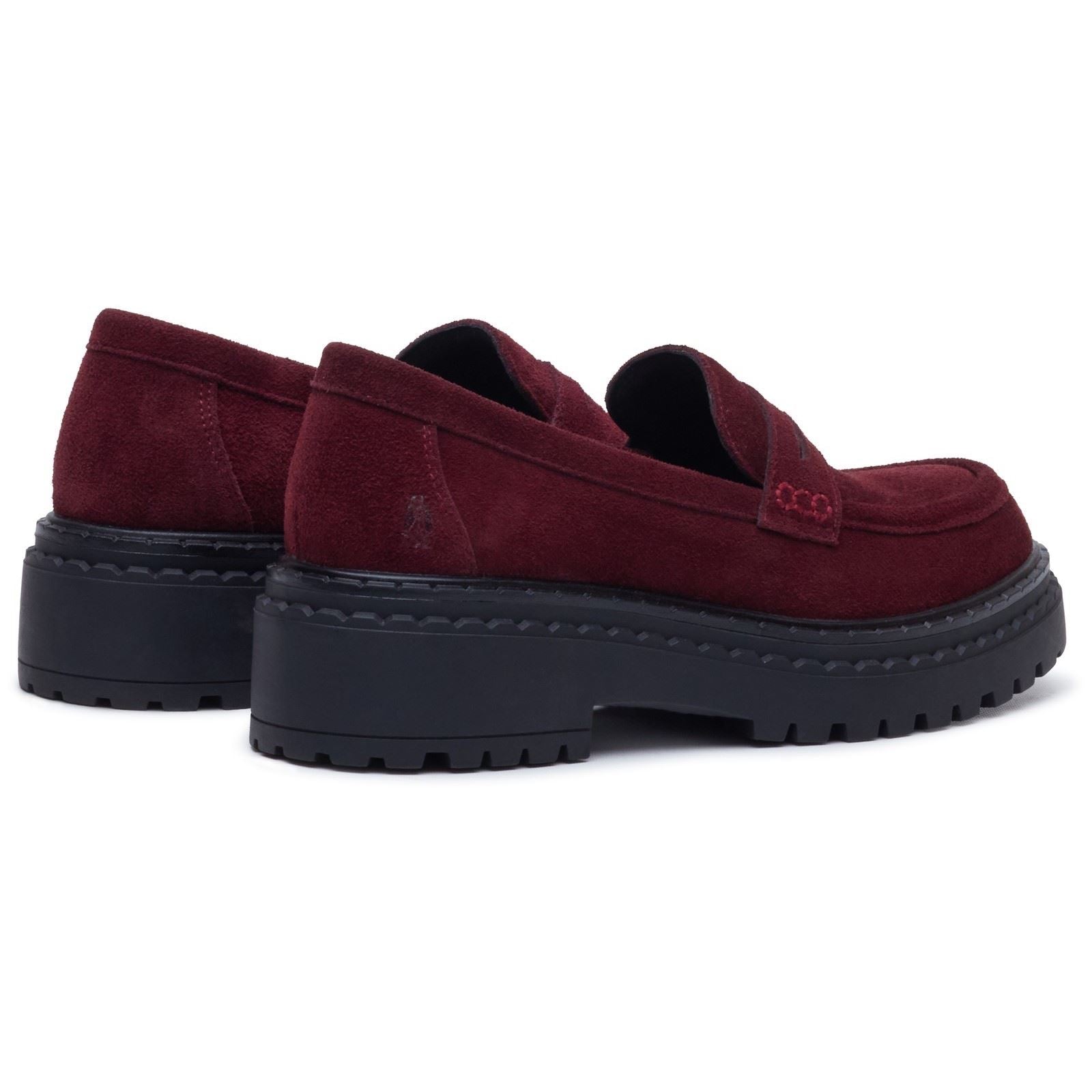 Hush Puppies Odessa Leather Women's Bordo Loafers