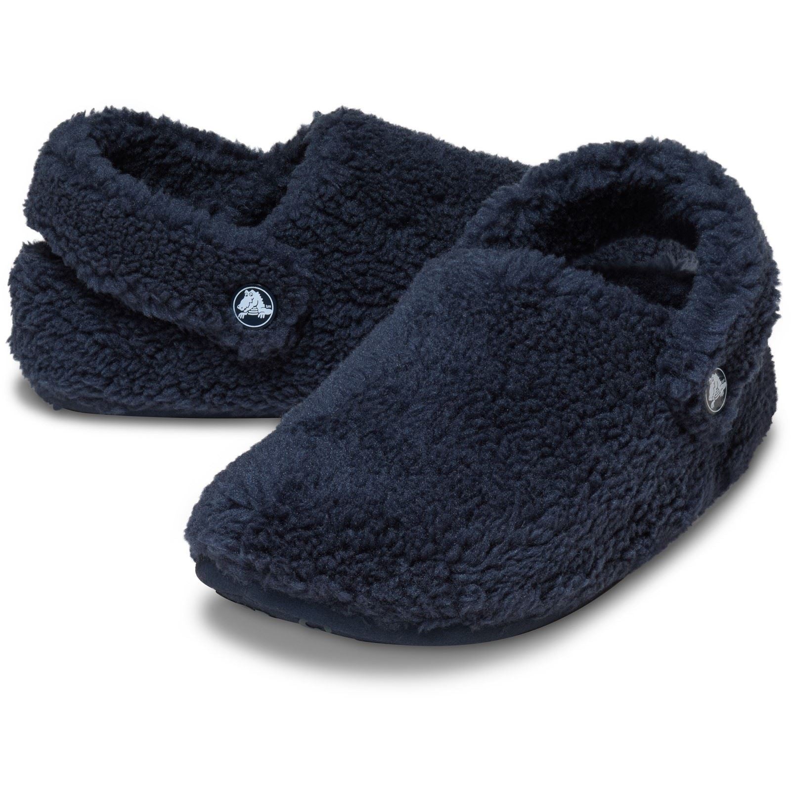 Crocs Classic Cozzzy Polyester Unisex Kid's Navy Slippers