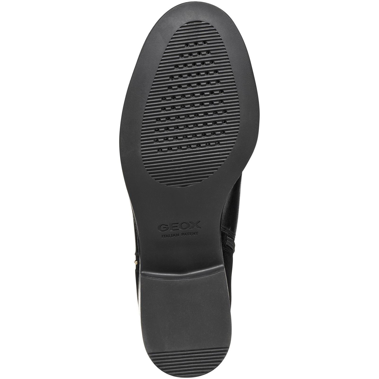 Geox D Camexia Leather Women's Black Boots