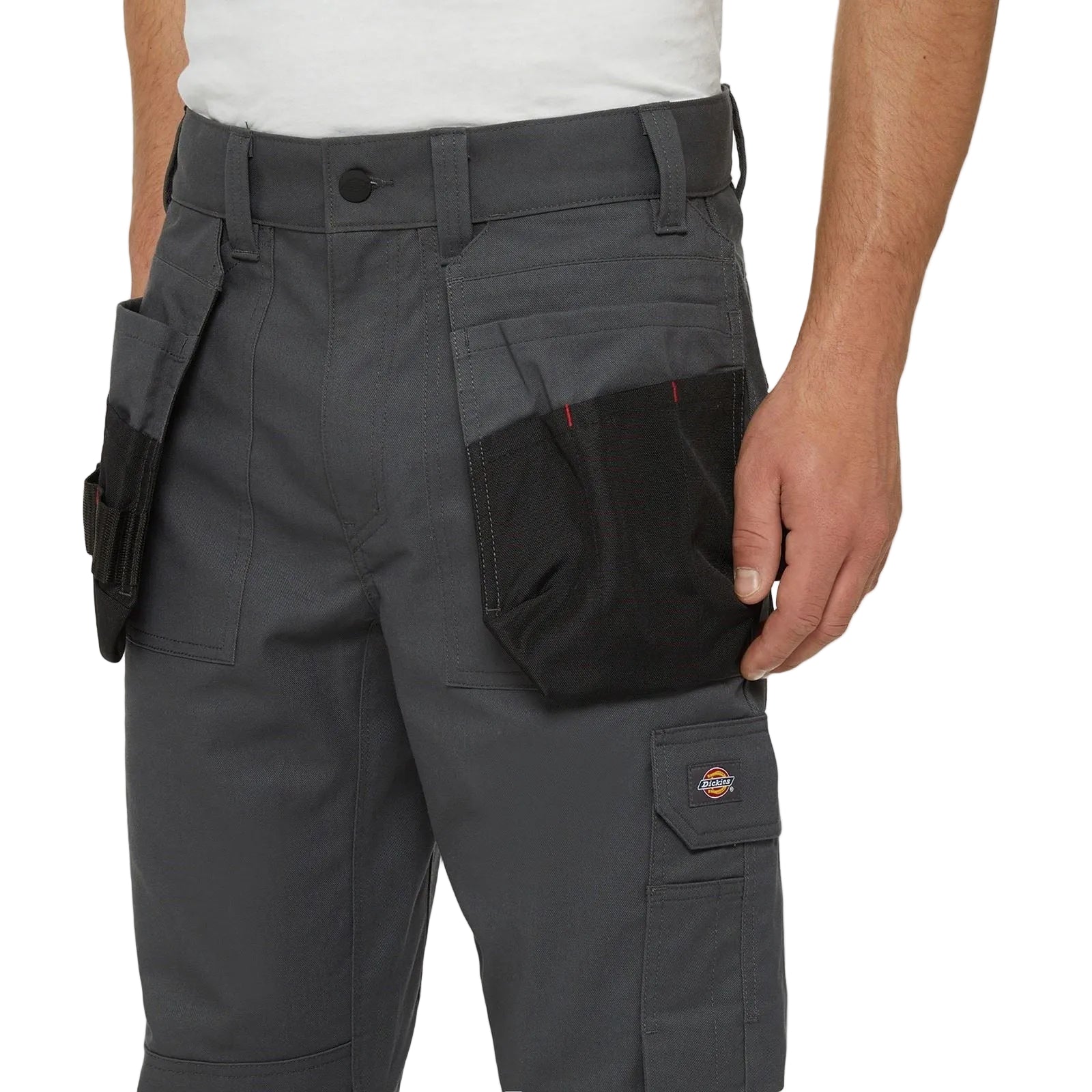 Dickies Multi Pocket Utility Synthetic Men's Grey Work Trousers
