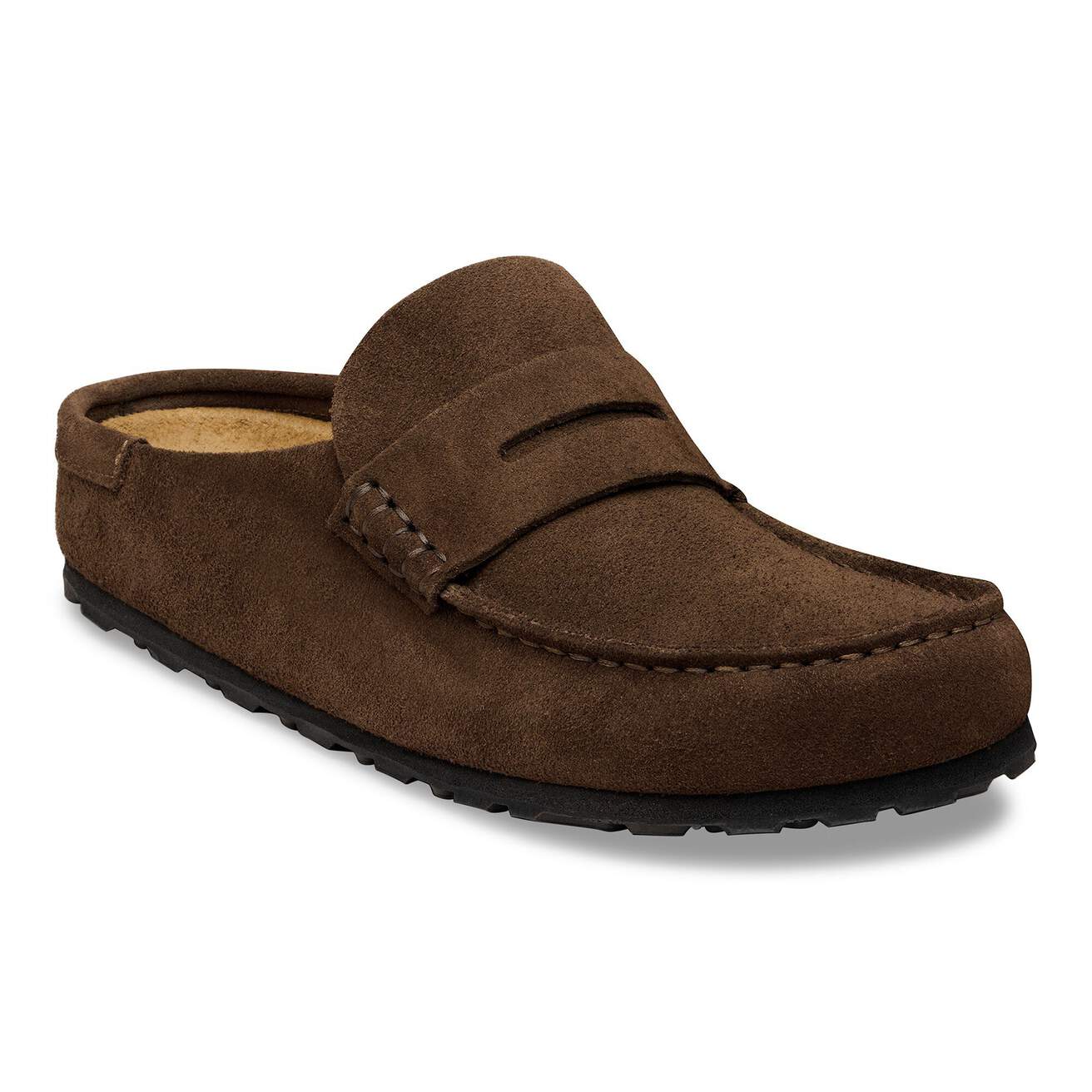 Birkenstock Naples Suede Carafe Regular Clogs