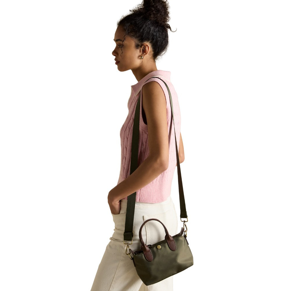 Joules Edie Khaki Mini Crossbody Bag