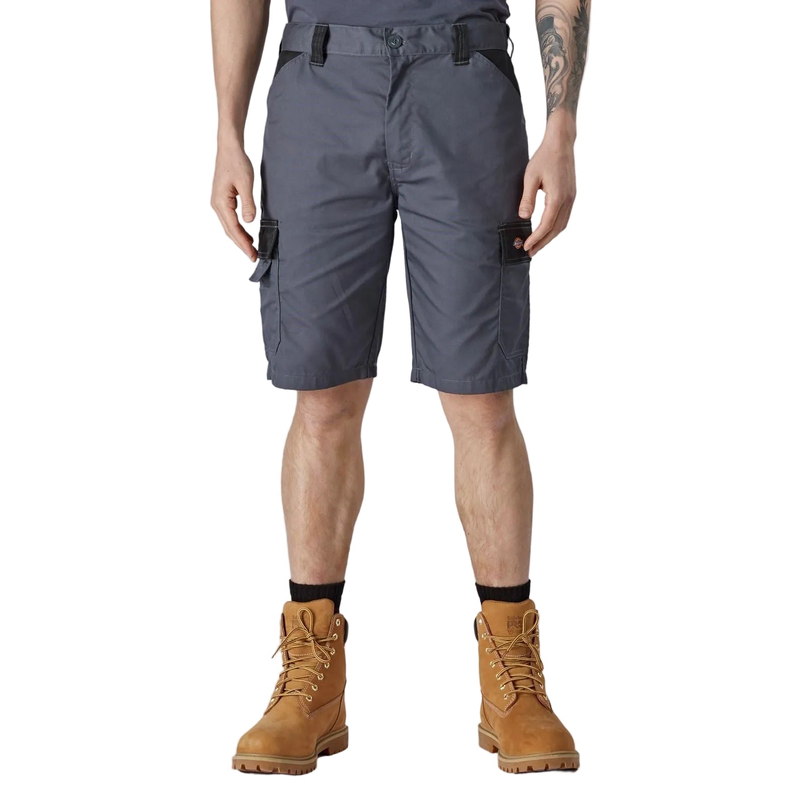 Dickies Everyday Polyester Men's Grey Knee-Length Shorts