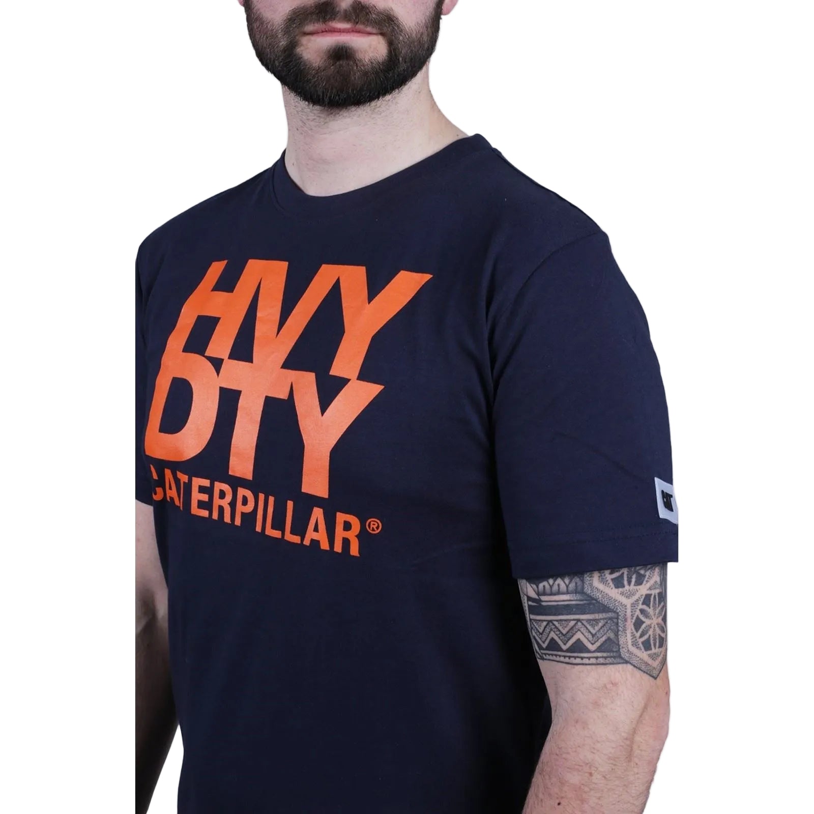 Caterpillar Heavy Duty Cotton Men's Black T-Shirt