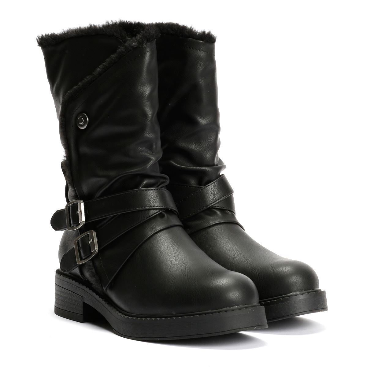 Blowfish Malibu Voyage Cozy Women's Black Boots