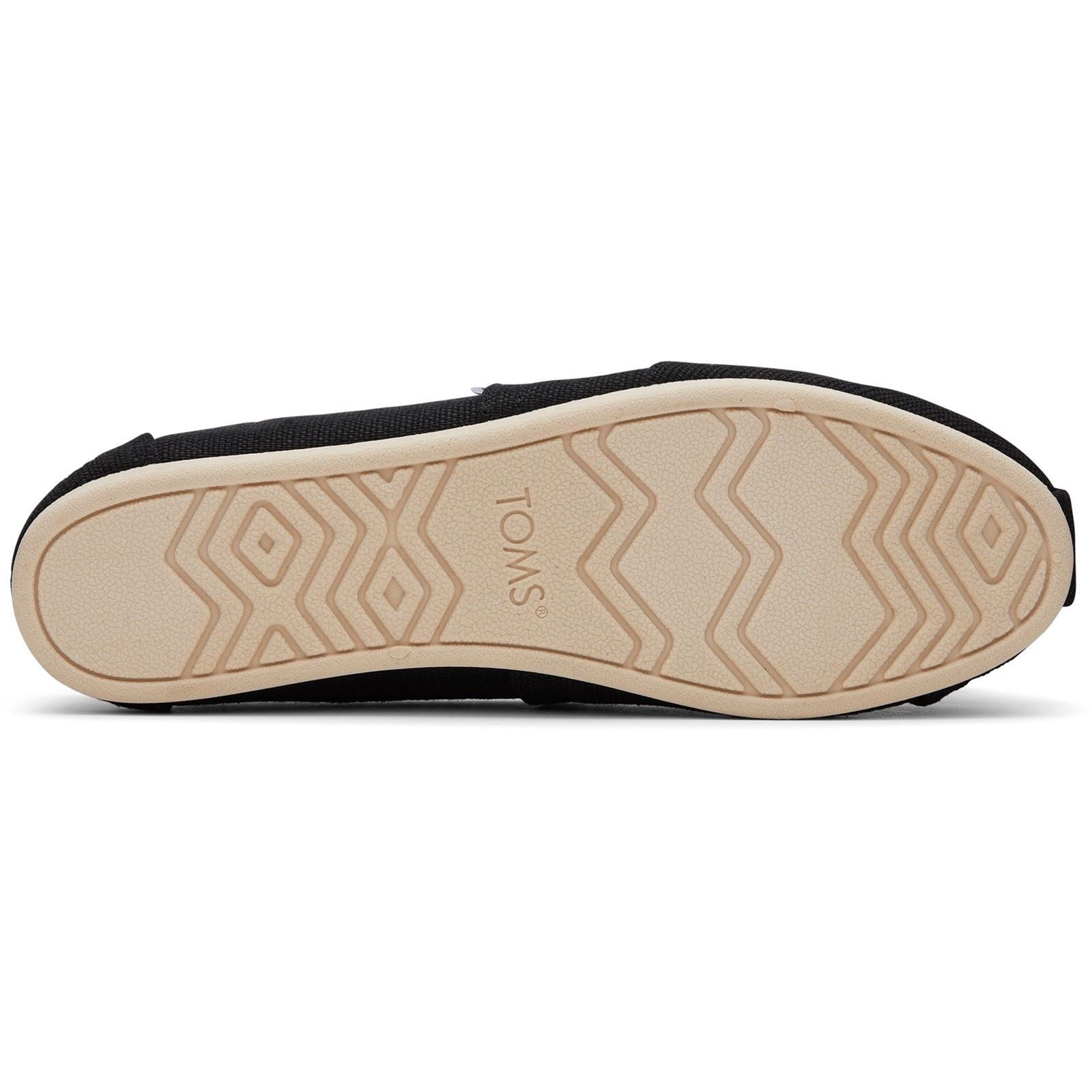 TOMS Alpargata Cotton Women's Black Espadrilles