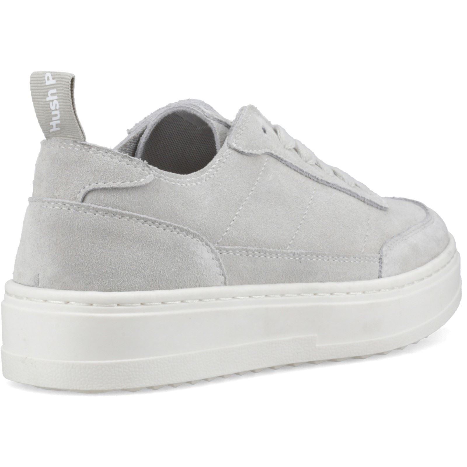 Hush Puppies Nesta Leather Women's Grey Standard Trainers