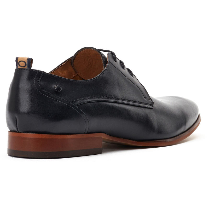 Base London Gambino Excel Leather Men's Black Lace-Up Shoes