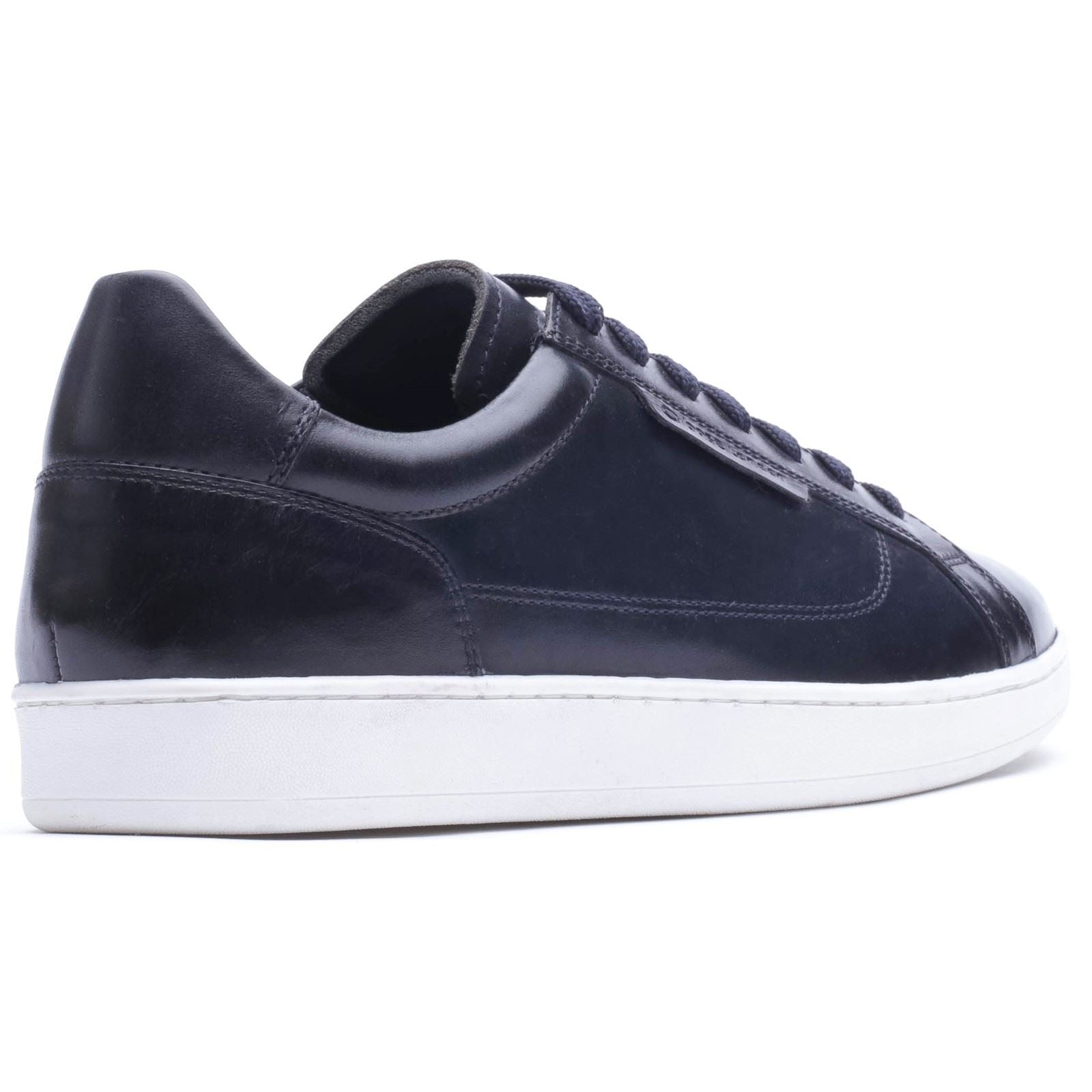 Base London Zammo Leather Men's NAVY Trainers