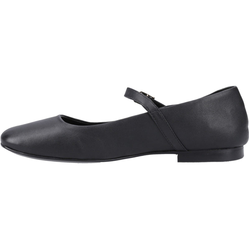 Hush Puppies Pasha Leather Women's Black Leather Shoes