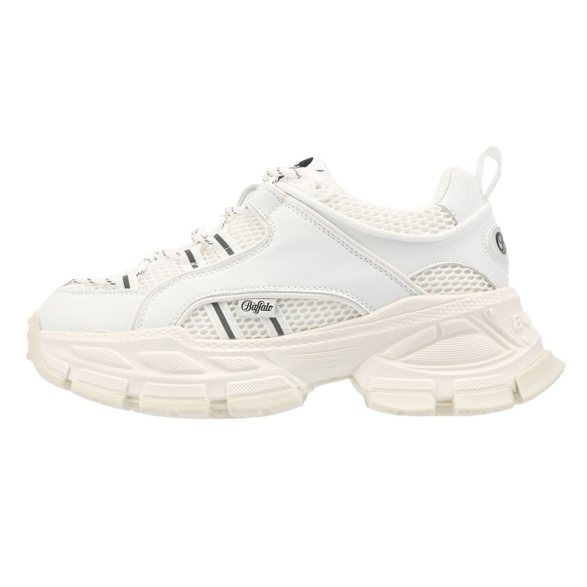 Buffalo Saturn Lace Women's White Trainers