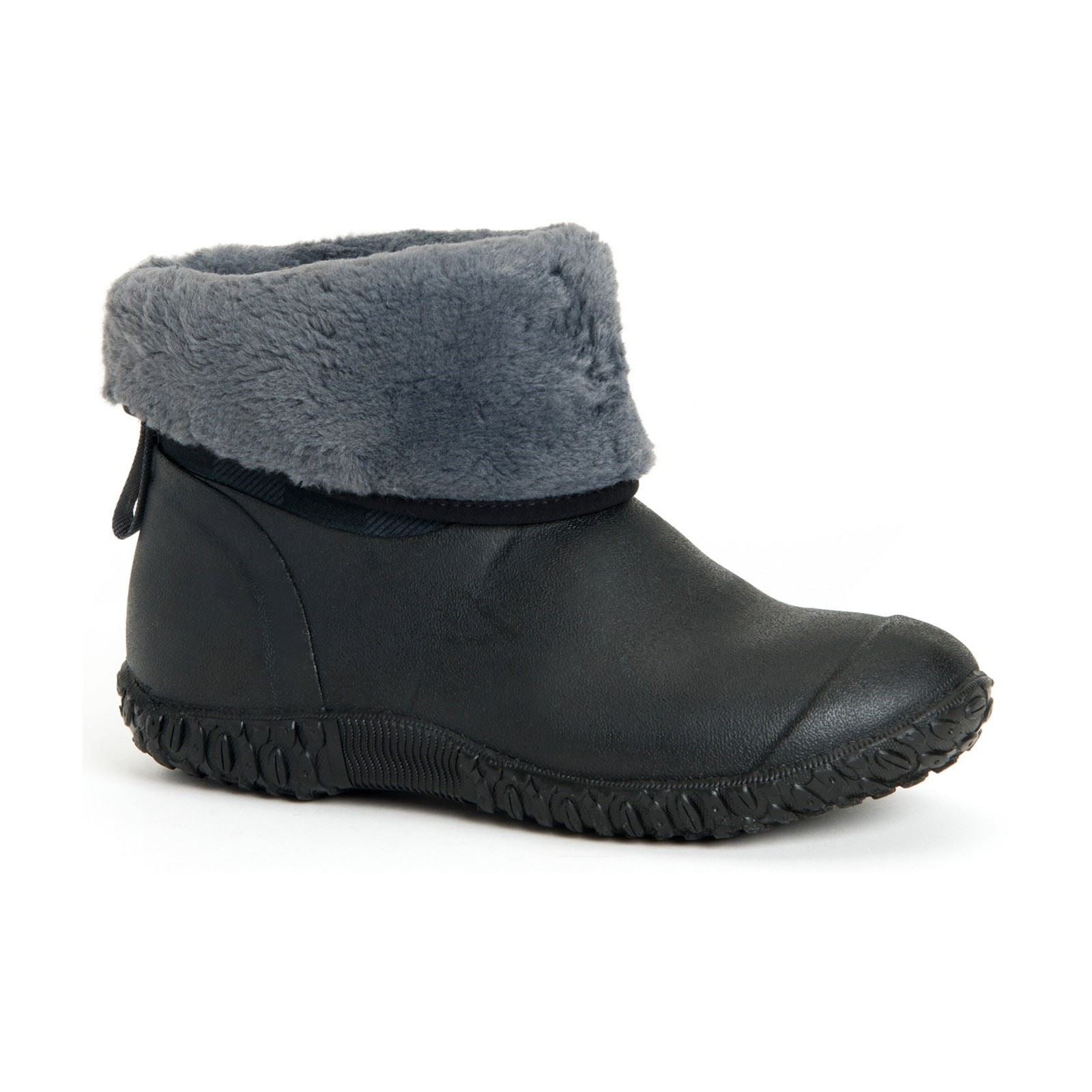 Muck Boots Muckster II Mid Rubber Black/Grey Plaid Wellington Boots