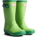 Hunter Junior Originals Boot Rubber Kid's Sea Lettuce/Twisting Green Wellington Boots