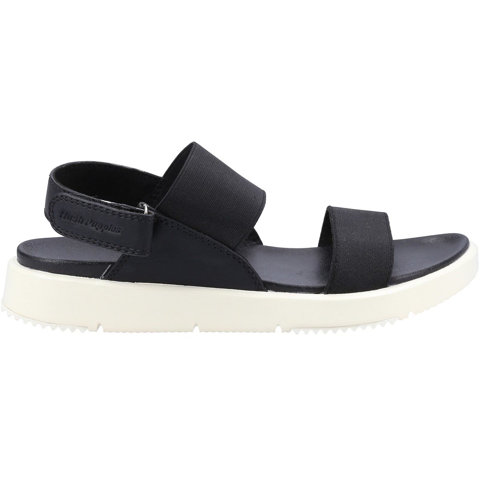 Hush Puppies Selina Synthetic Women's Black Sandals