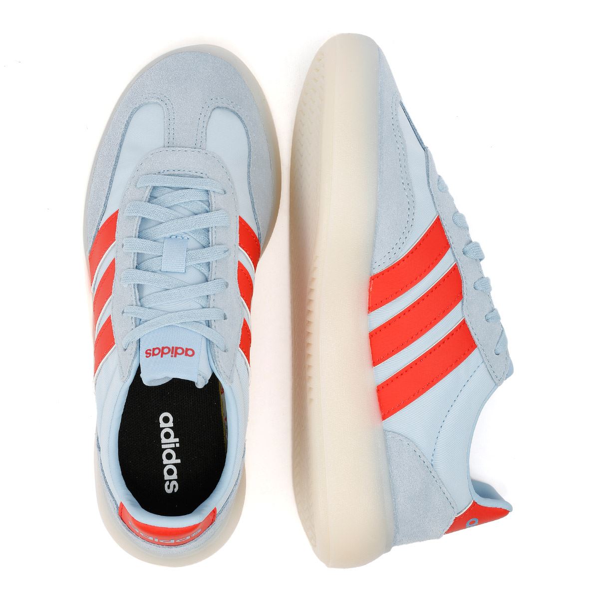 Adidas Barreda Decode Sky Blue/Orange Trainers