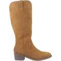 Hush Puppies Isabella Suede Women's Tan Heeled Knee High Boots
