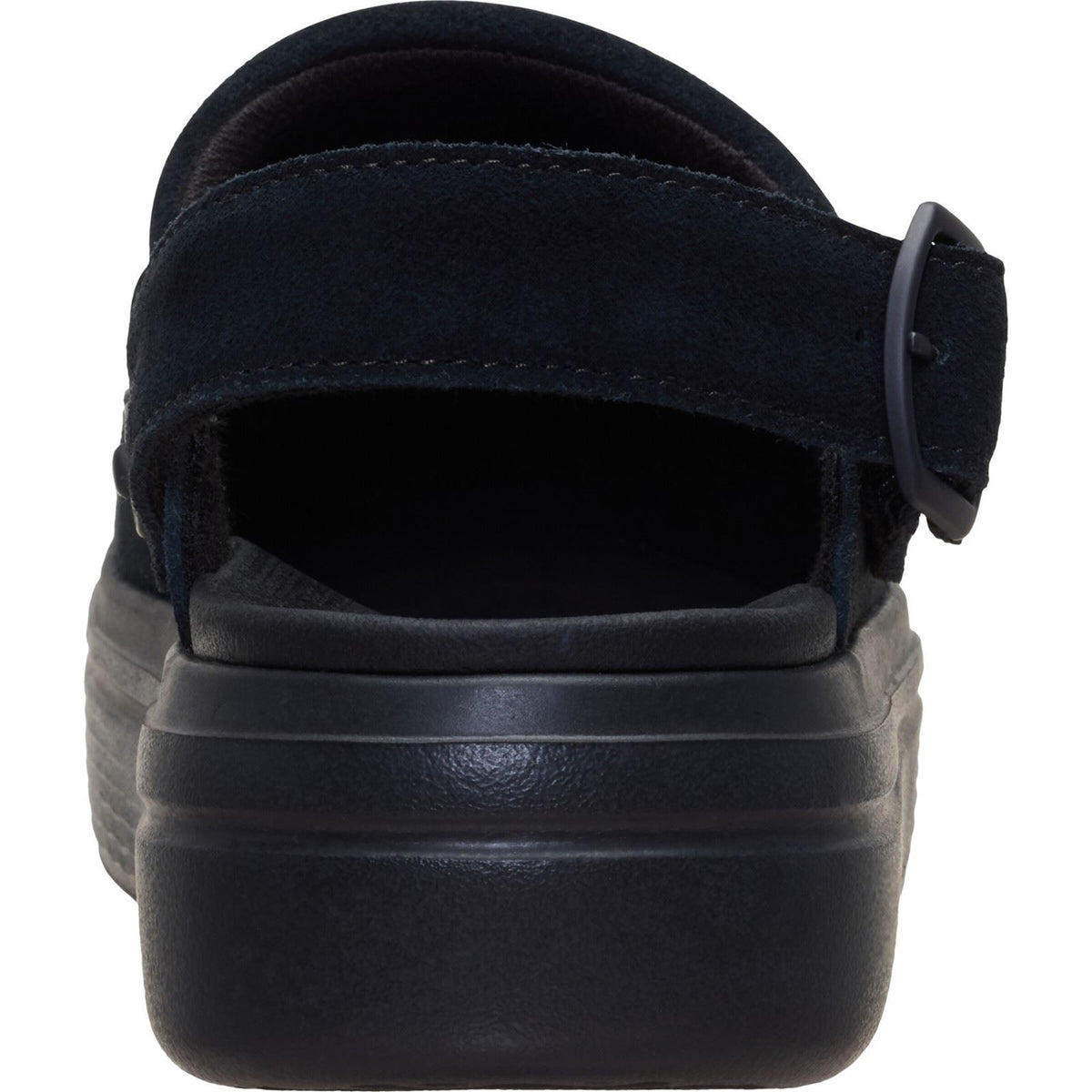 HEYDUDE Austin Lift Suede Women's Black/Black Clogs