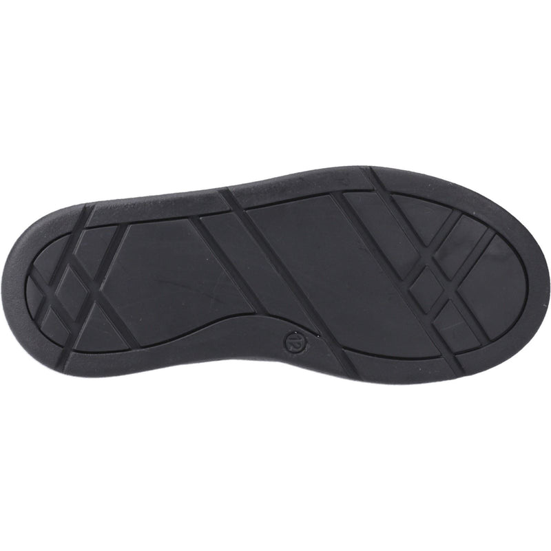 Hush Puppies Ronan Mocc Leather Boys's Black Moccasins Shoes