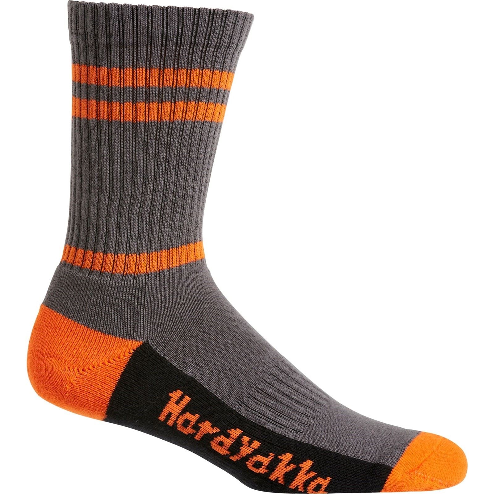 Hard Yakka Crew Cotton Multicoloured Work Socks