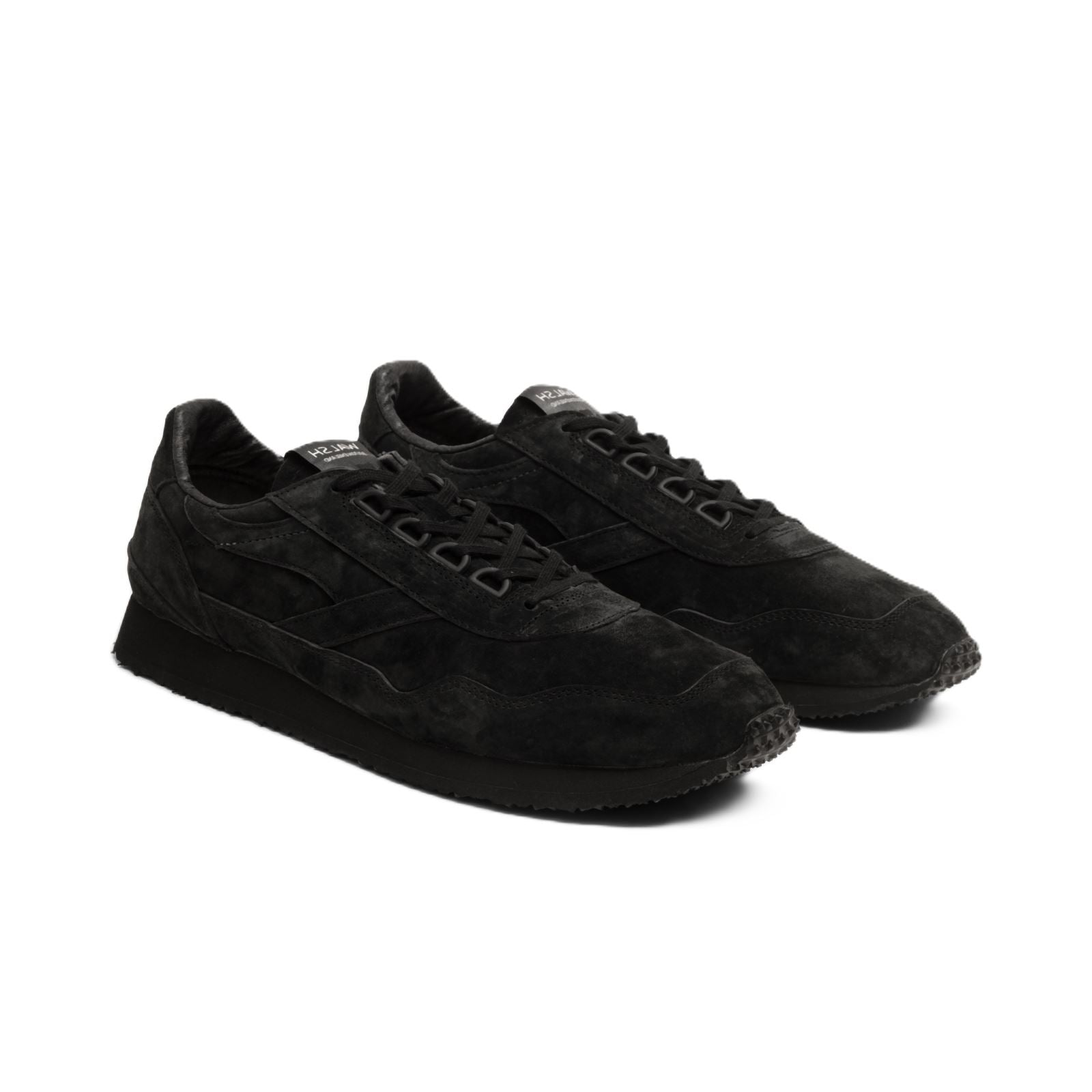 Walsh Ensign Leather Men's Black Trainers