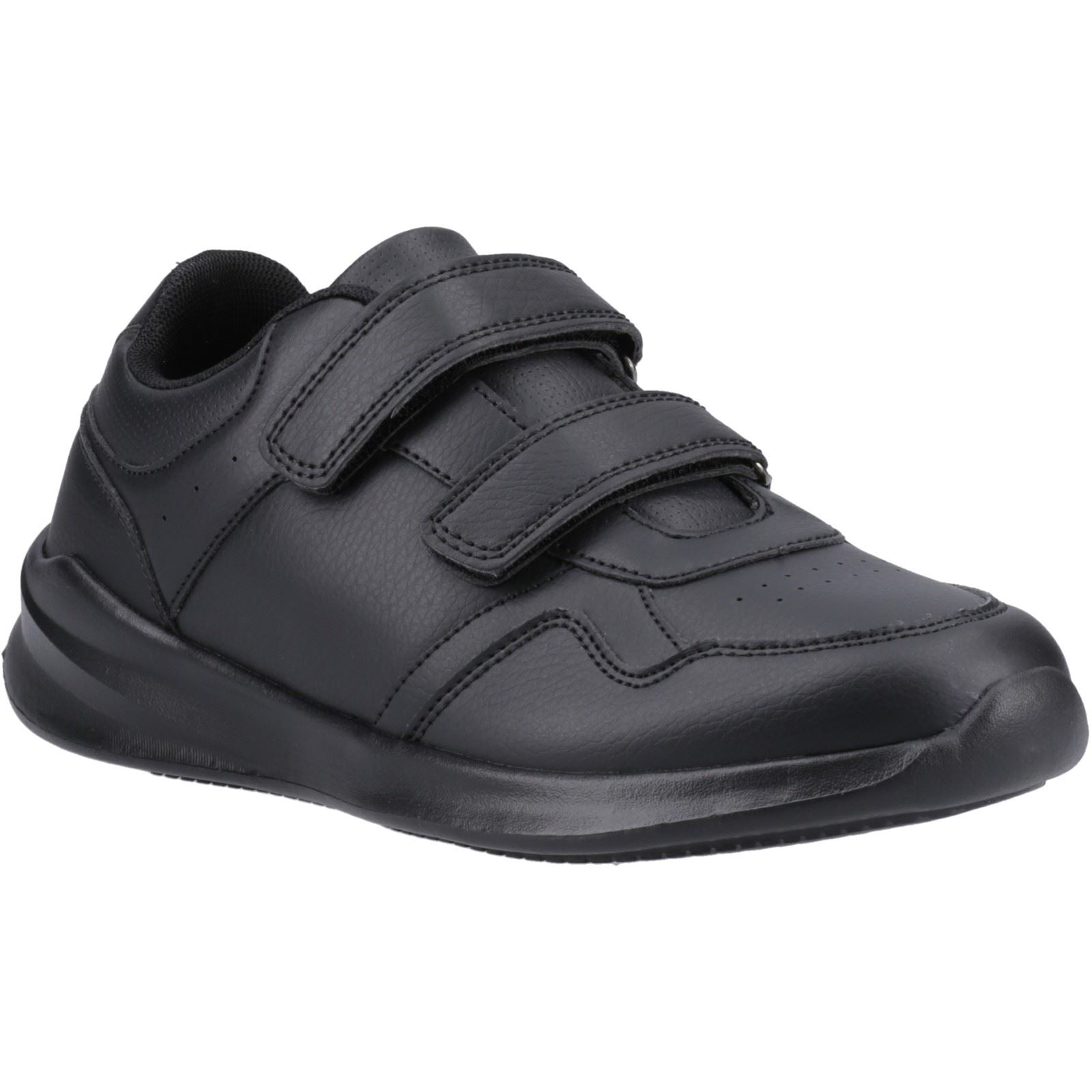 Hush Puppies Marling Easy Senior Black Shoes - UK 6