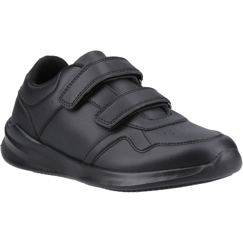 Hush Puppies Marling Easy Senior Black Shoes - UK 6