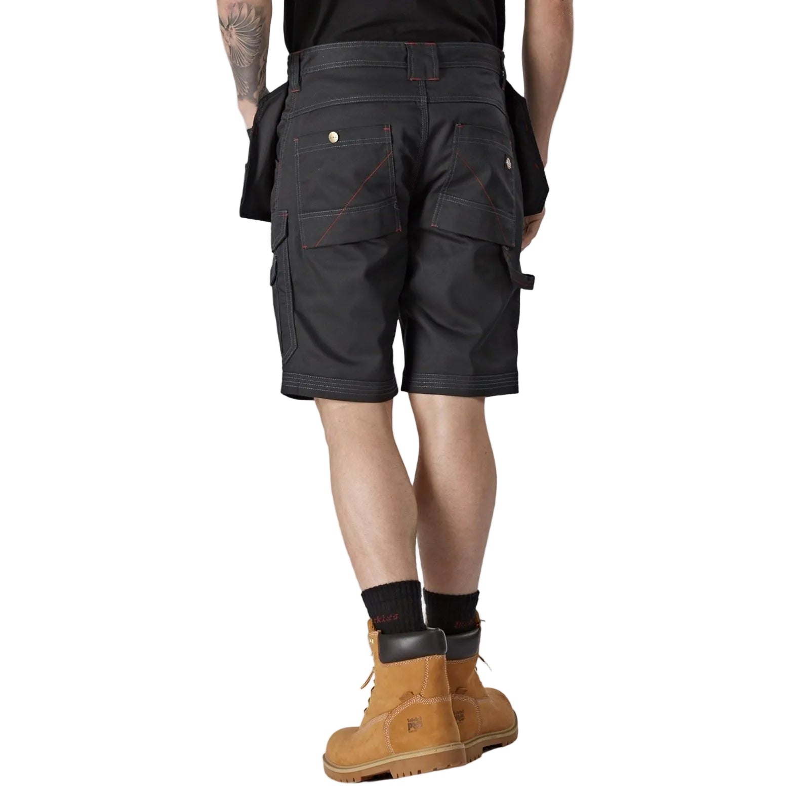 Dickies Redhawk Pro Work Polyester Men's Black Work Shorts