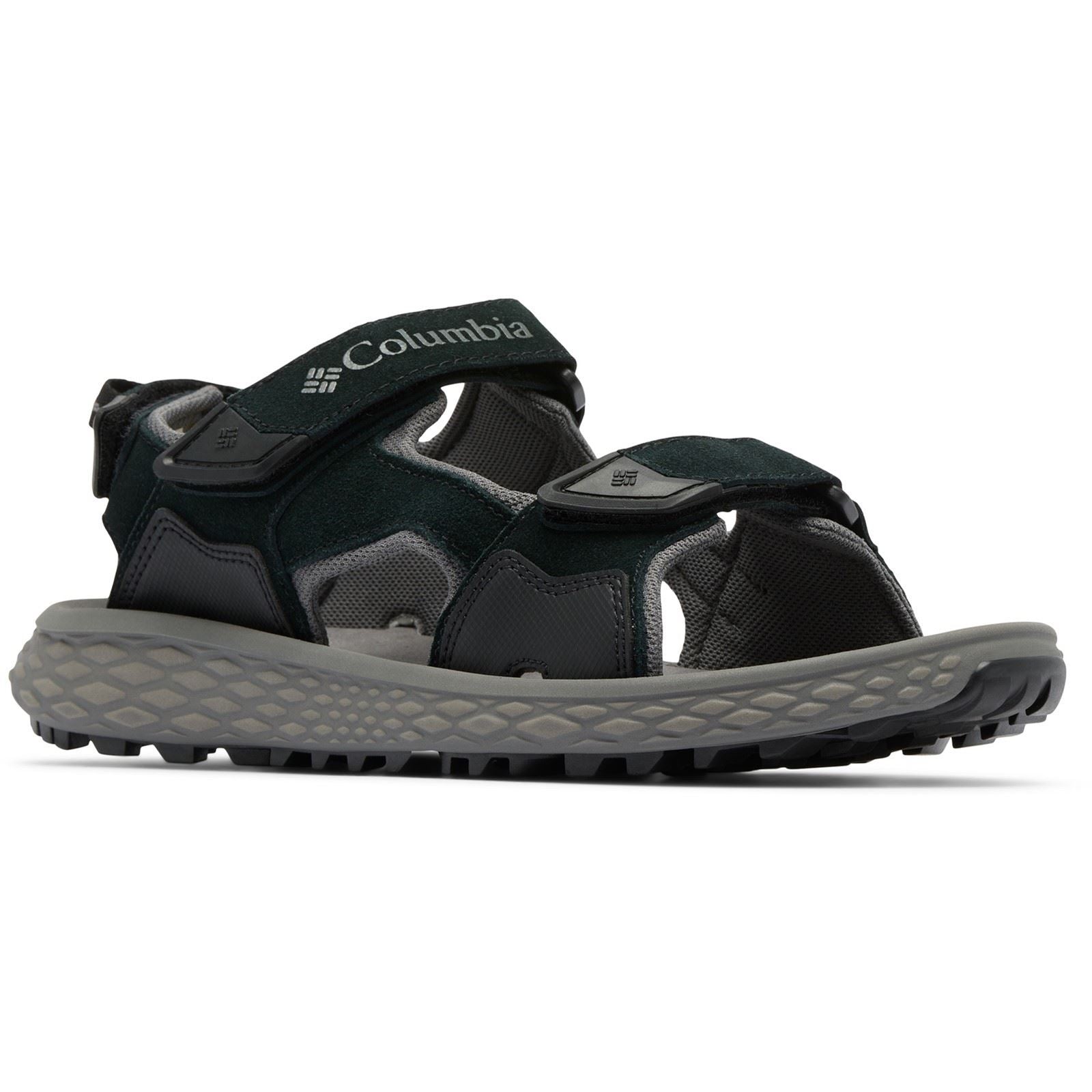Columbia Konos Hiker 3-Strap Polyester Men's Black Sandals