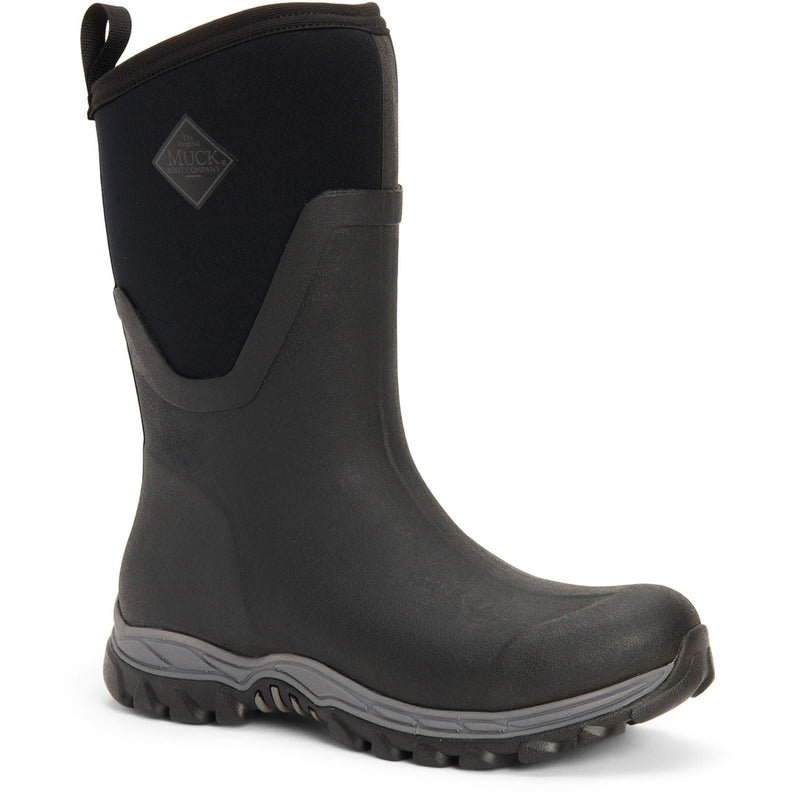 Muck Boots Arctic Sport Mid Rubber Black Wellington Boots