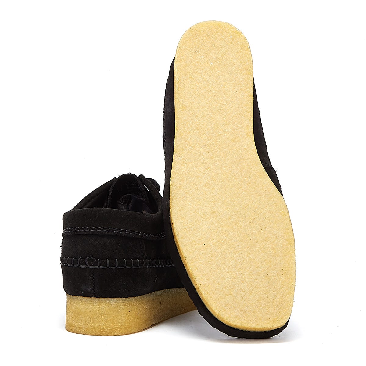 Clarks Originals Weaver Mens Black Moccasin