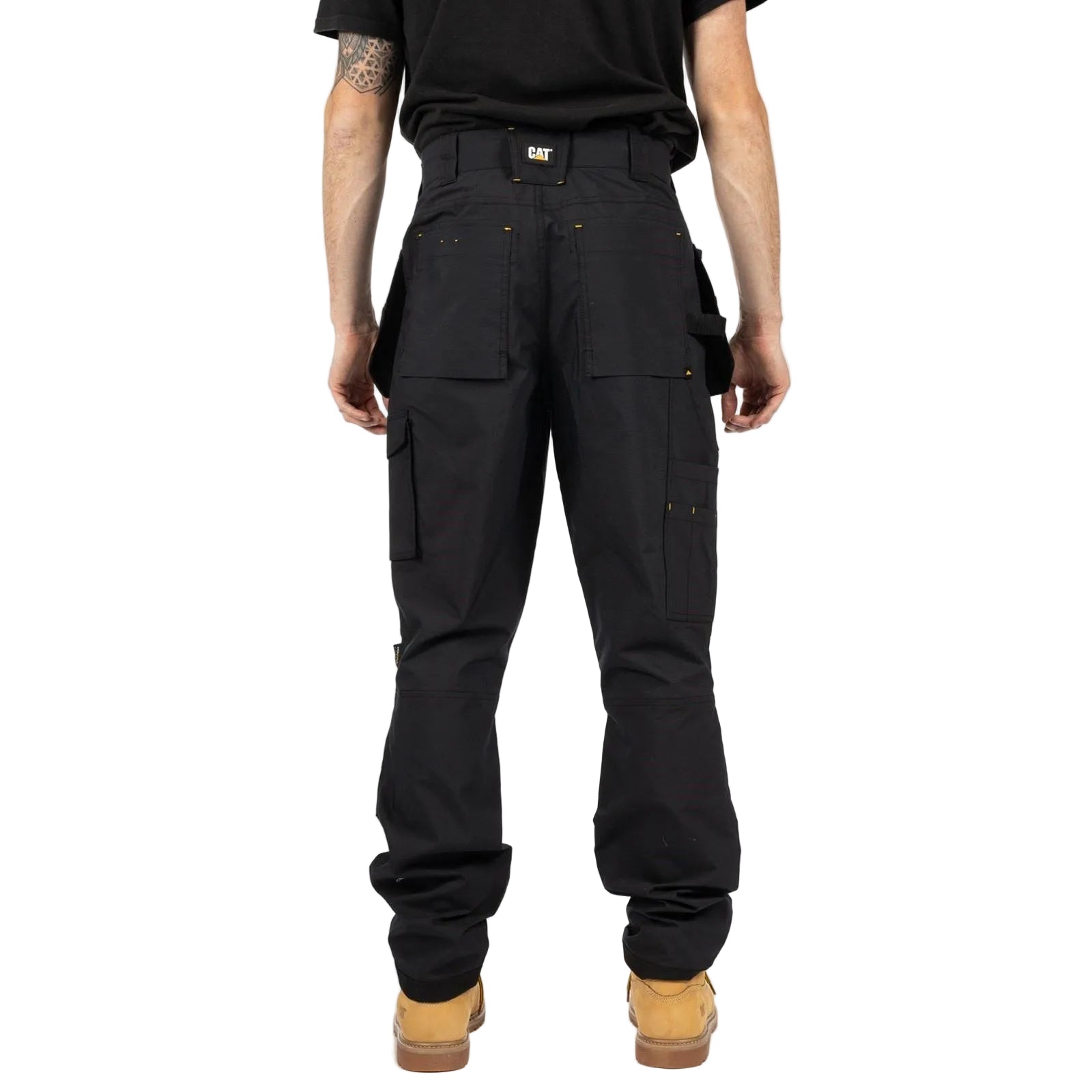 Caterpillar Nexus Holster Stretch Pocket Cotton Men's Black Outdoor Trousers