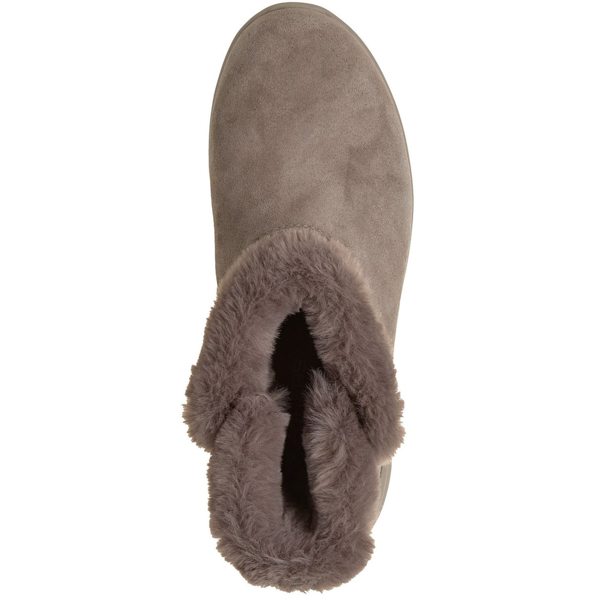 Skechers On-The-Go Stellar Cozy Step Leather Women's Taupe Winter Ankle Boots