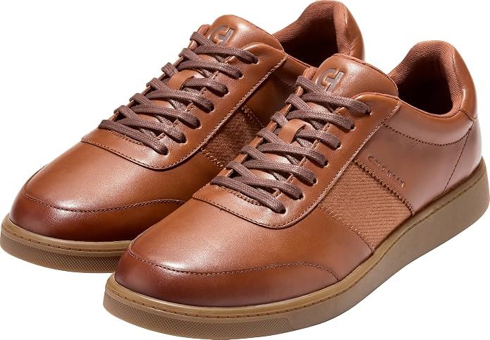 Cole Haan Grand Crosscourt Gates Leather Men's Tan Trainers