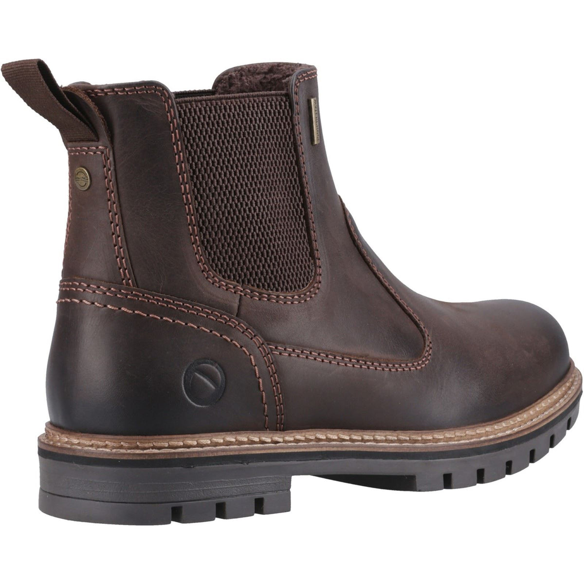 Cotswold Marsh Leather Men's Brown Ankle Boots
