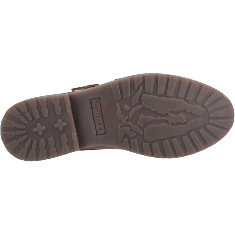 Hush Puppies Verity Leather Women's Tan Shoes