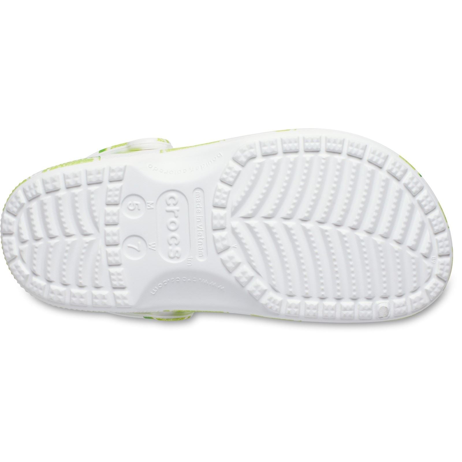 Crocs Classic Graphic EVA Women's Lime Standard Clogs