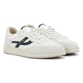 Pompeii Elan Leather Men's Ecru/Navy Trainers