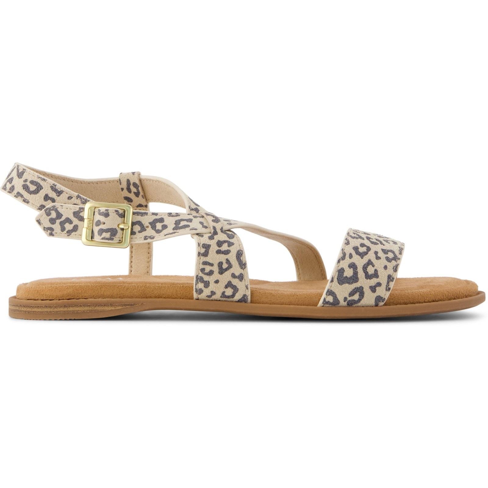 TOMS Mar Leather Women's Oatmeal Sandals