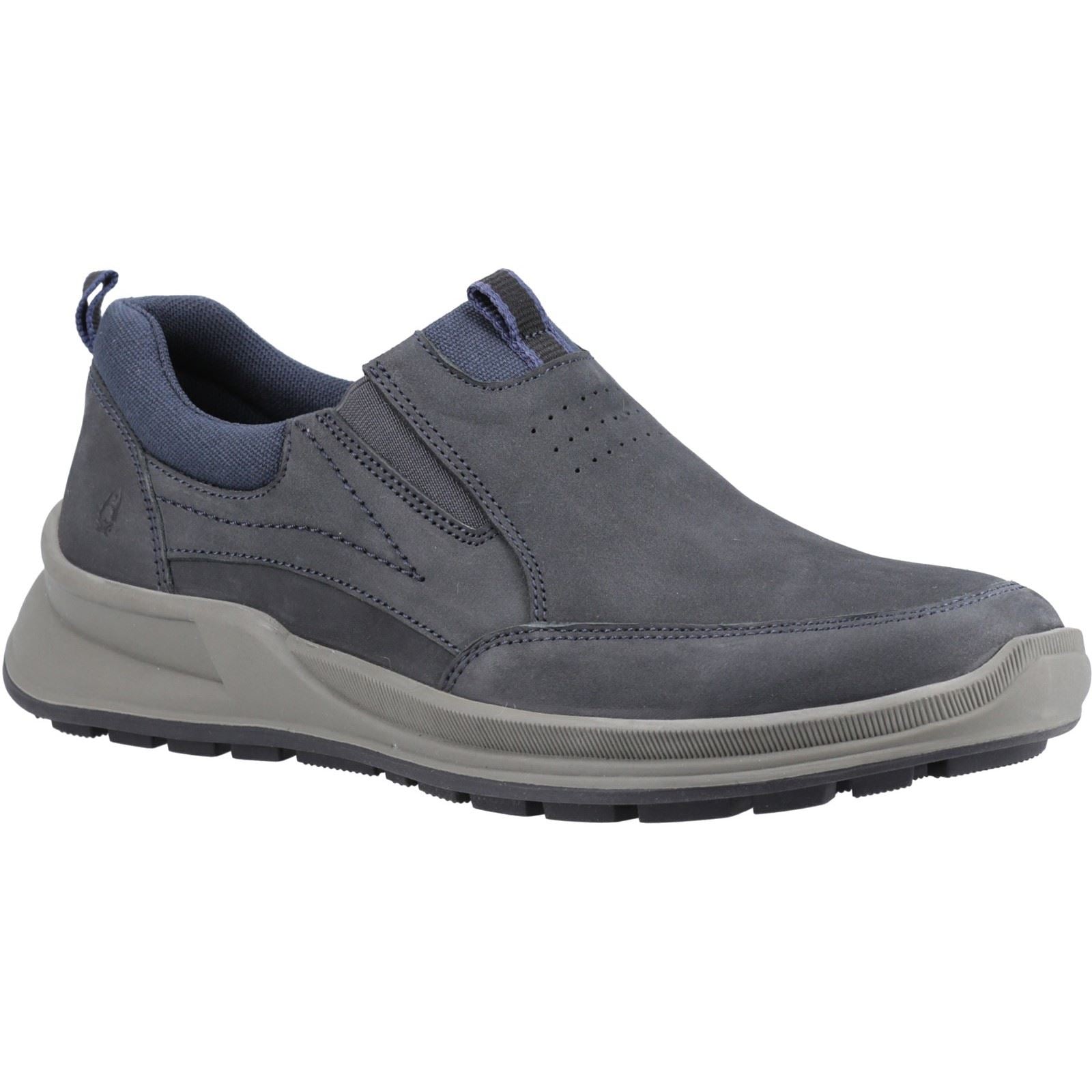 Hush Puppies Arthur Nubuck Men's Navy Loafers