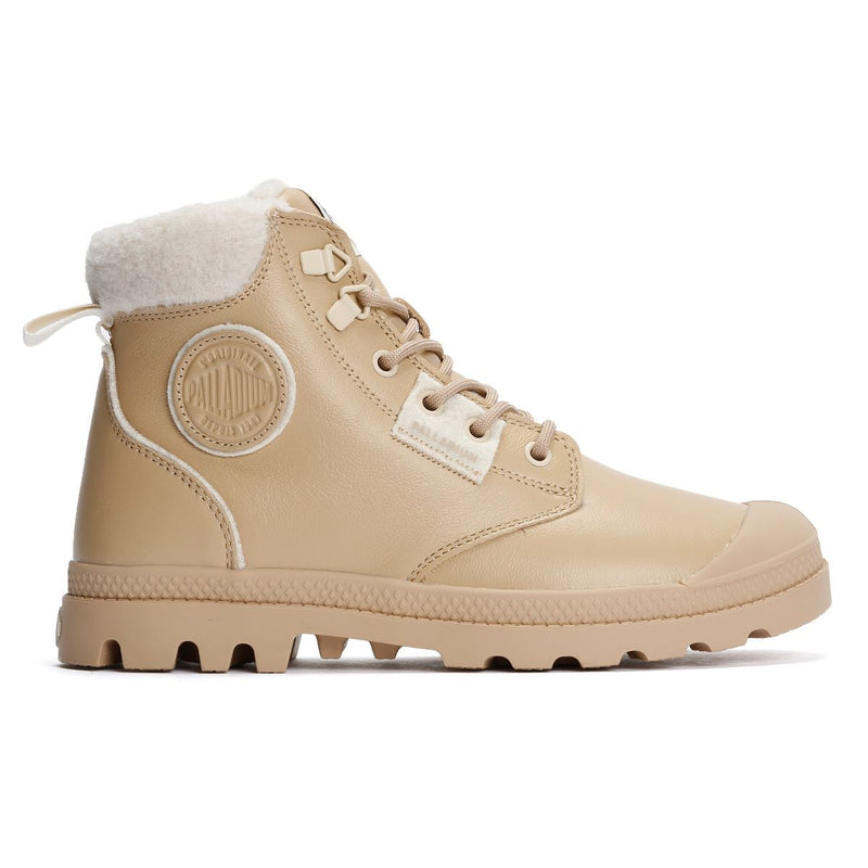 Palladium Pampa HI Snow Warm Leather Women's Cuban Sand Boots