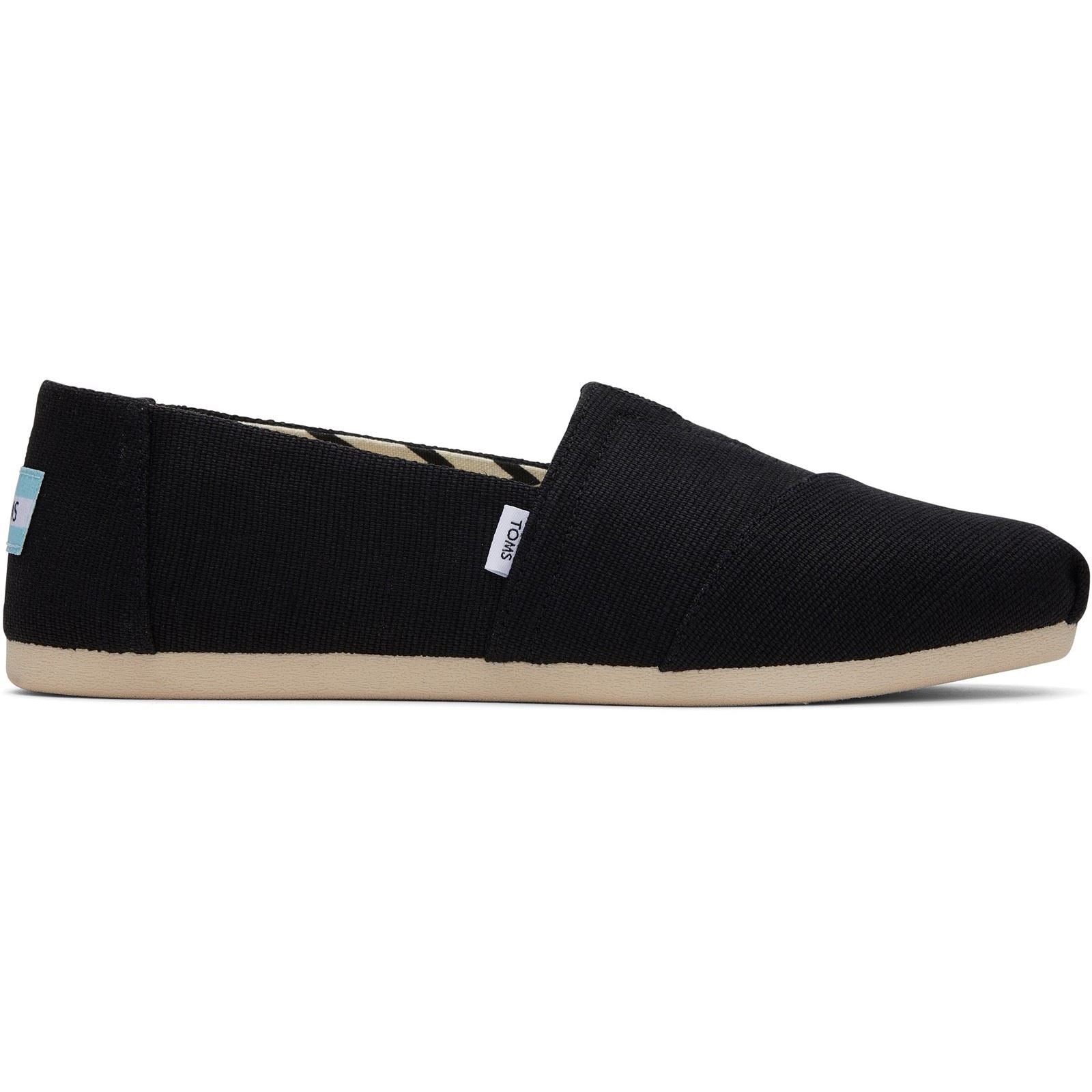 TOMS Alpargata Cotton Women's Black Espadrilles