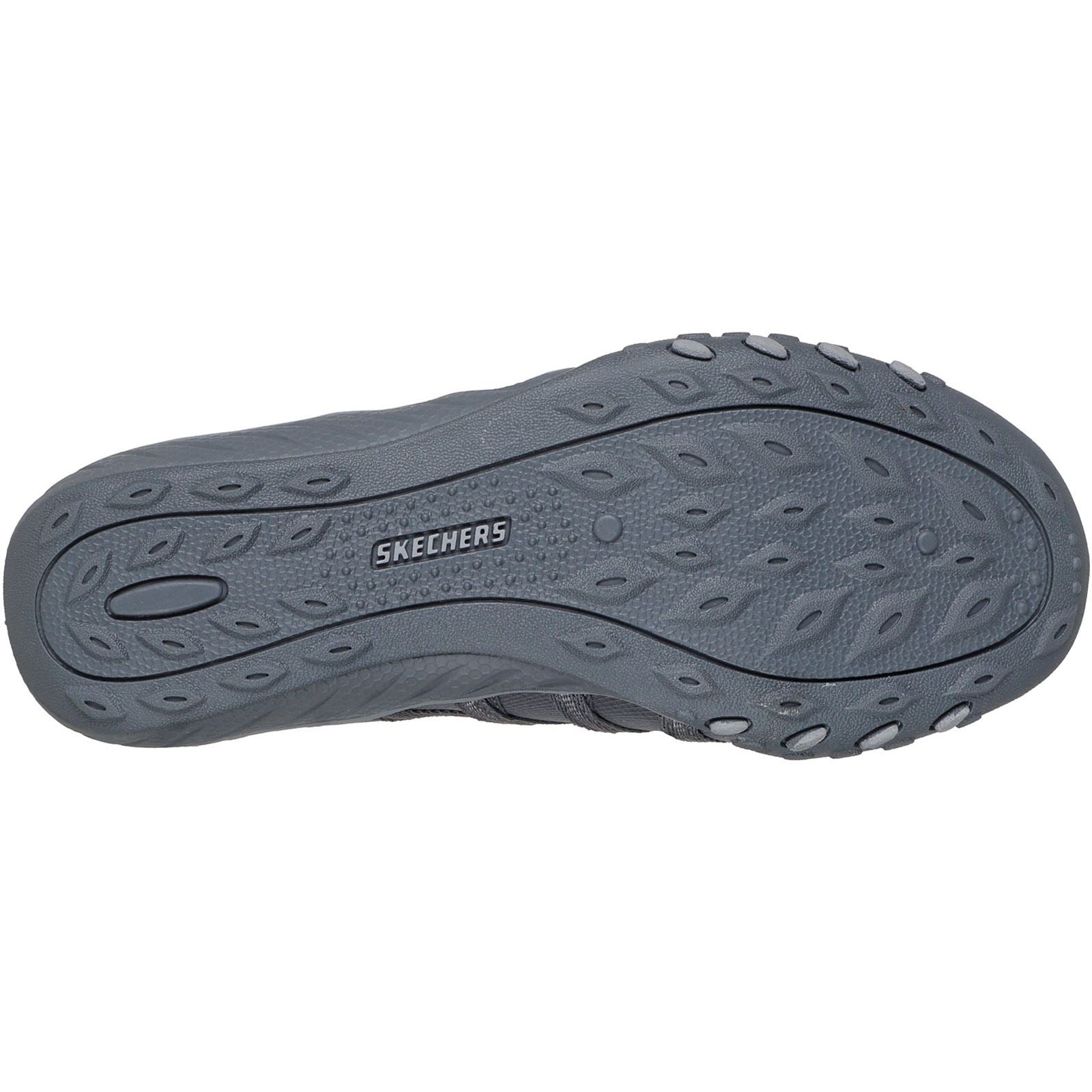 Skechers Breathe-Easy - Roll-With-Me Textile Women's Charcoal Trainers