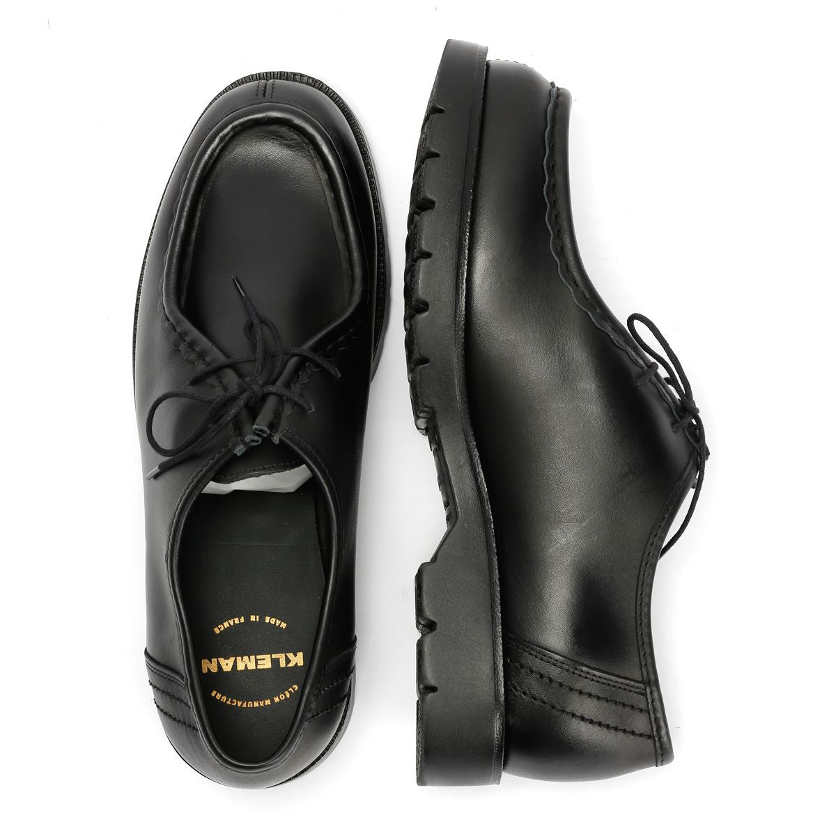 Kleman Padror Leather Men's Noir Shoes