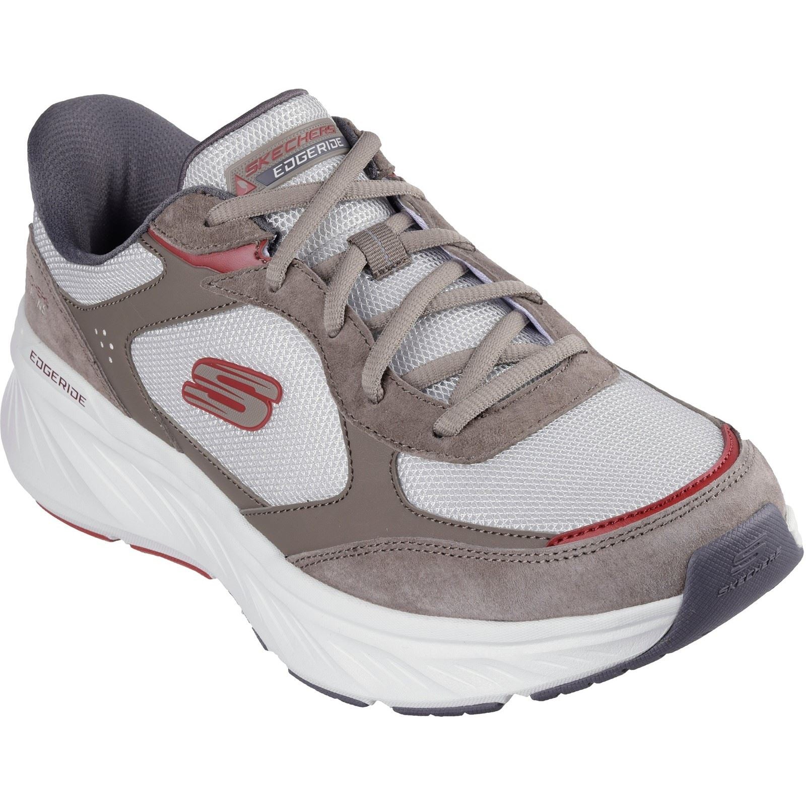 Skechers Edgeride Erlon Leather Men's Brown/Multi Trainers